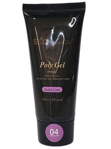 Picture of Bio natural gel Poly gel pink- 60 ml