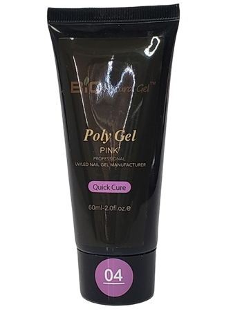 Picture of Bio natural gel Poly gel pink- 60 ml